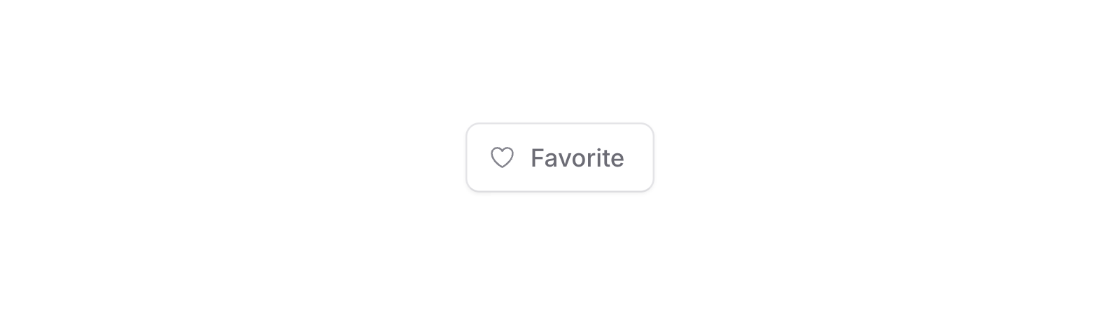 A Favorite toggle with a heart icon and visible text label